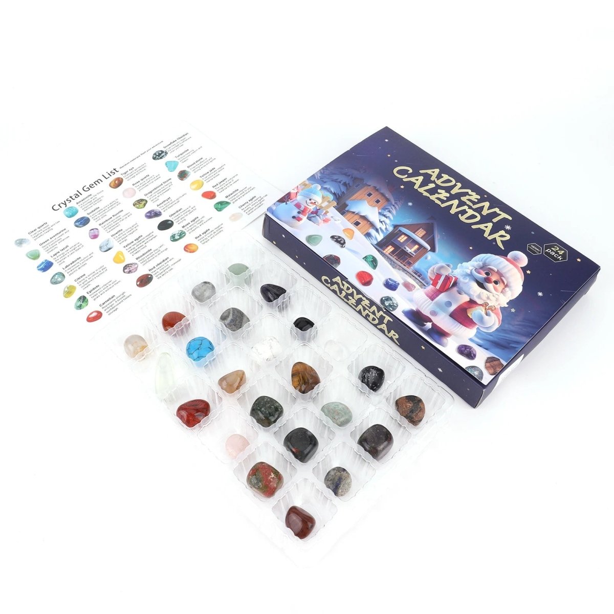 Crystal Advent Calendar  24 Real Gemstones Discovery Set - Product detail 5