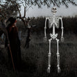 Giant Life Size Skeleton  12 Ft Halloween Decoration with Posable Joints - Product showcase