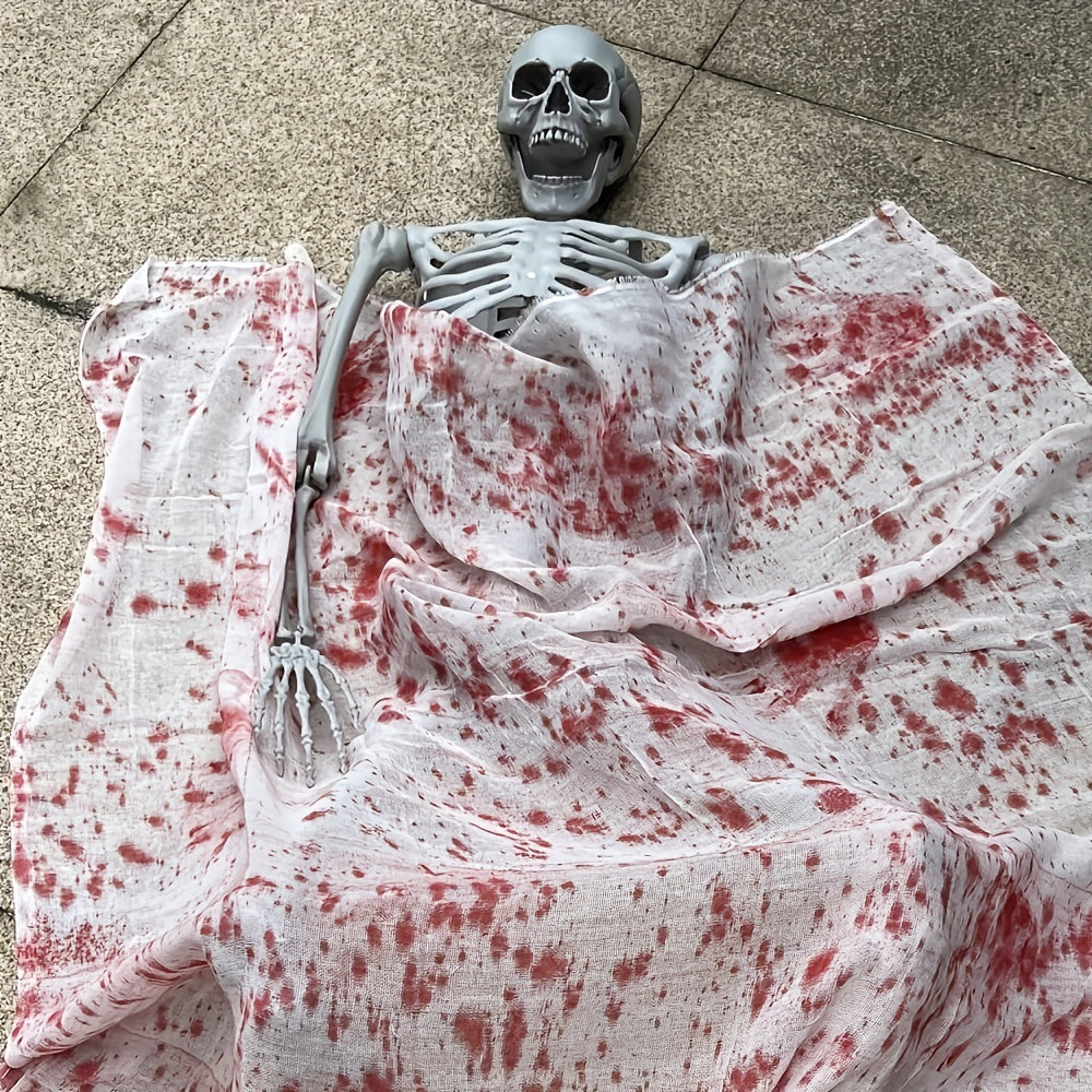 Giant Life Size Skeleton  12 Ft Halloween Decoration with Posable Joints - Product detail 4