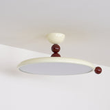 Modern Ceiling Light  Minimalist Metal Frame with Spherical Accents - Product example