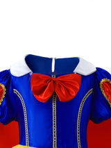 Princess Costume Dress  Royal Blue Tulle Gown With Cape - Product example