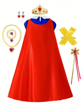 Princess Costume Dress  Royal Blue Tulle Ball Gown With Cape - Product detail 5