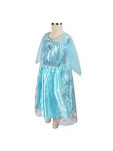 Girls Princess Costume  Aqua Sequin Maxi Dress With Cape - Product detail 5