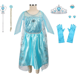 Girls Princess Costume  Aqua Sequin Maxi Dress With Cape - Product detail 6
