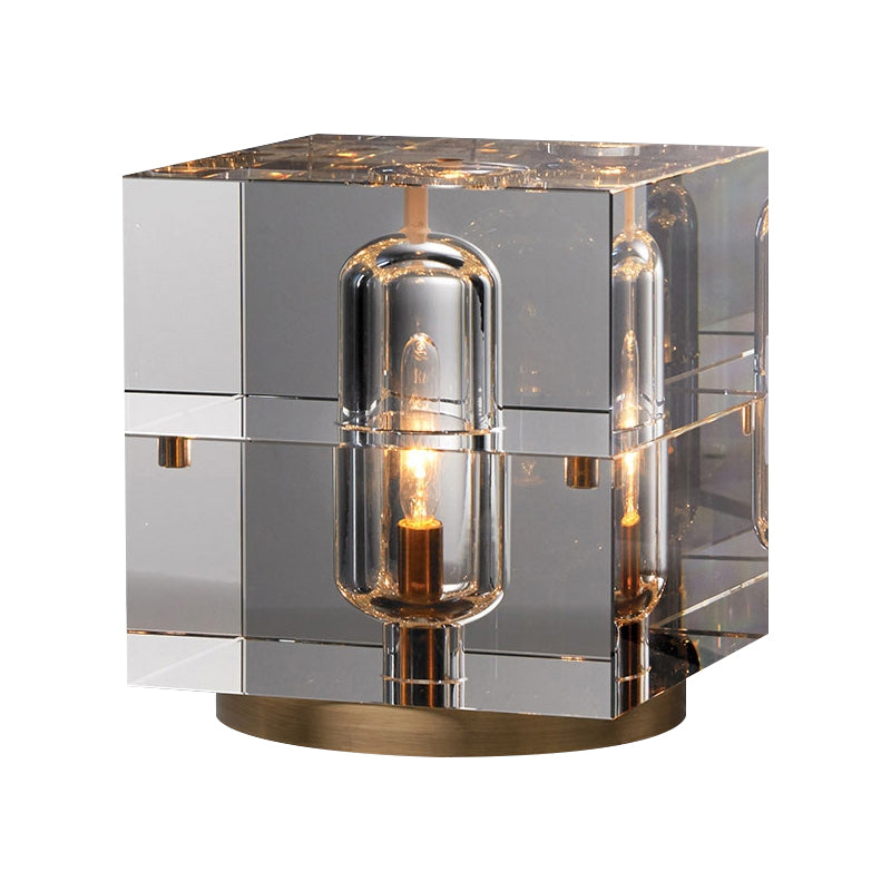 Crystal Table Lamp  Modern Glass and Brass Design - Product detail 29