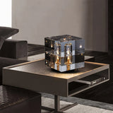 Crystal Table Lamp  Modern Glass and Brass Design - Product detail 10