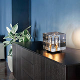 Crystal Table Lamp  Modern Glass and Brass Design - Product detail 7