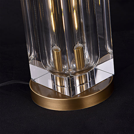 Crystal Table Lamp  Modern Glass and Brass Design - Product detail 30