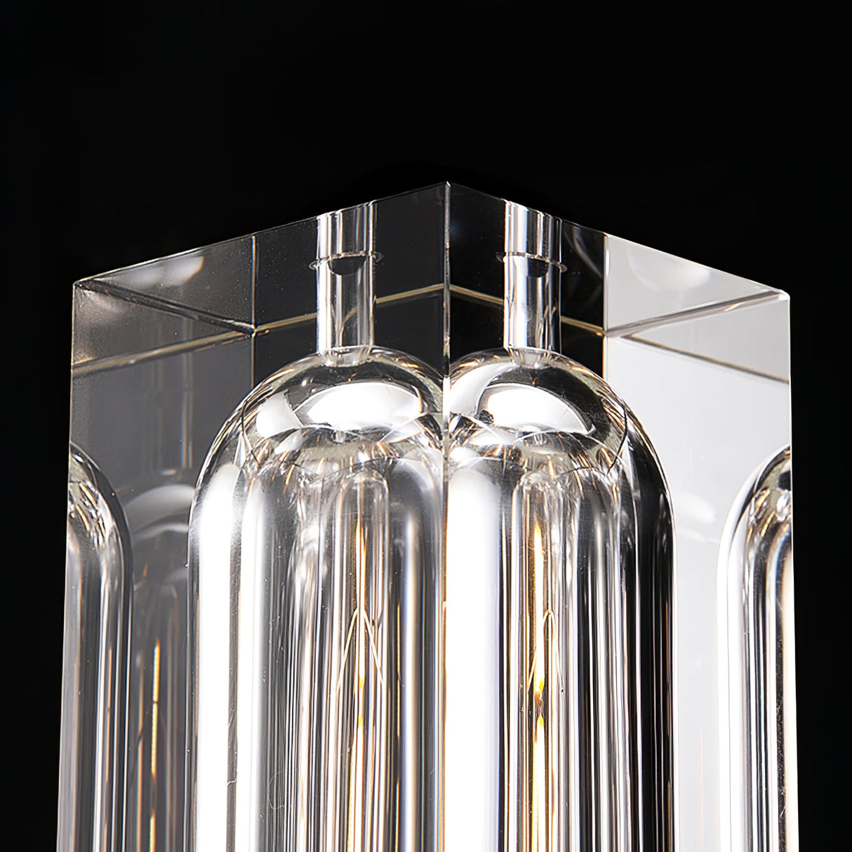 Crystal Table Lamp  Modern Glass and Brass Design - Product detail 28