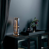 Crystal Table Lamp  Modern Glass and Brass Design - Product detail 5