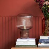 Modern Glass Table Lamp  Ribbed Glass Design - Product detail 9
