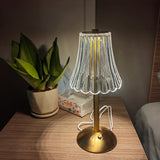 Modern Table Lamp  Crystal Glass Shade With Gold Base - Product detail 18