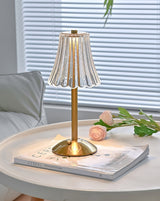 Modern Table Lamp  Crystal Glass Shade With Gold Base - Product detail 4