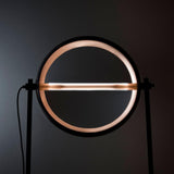 Modern Globe Table Lamp  Copper Metal Ring Design - Product detail 8