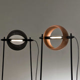 Modern Globe Table Lamp  Copper Metal Ring Design - Product detail 13