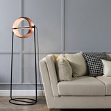 Modern Globe Table Lamp  Copper Metal Ring Design - Product detail 15