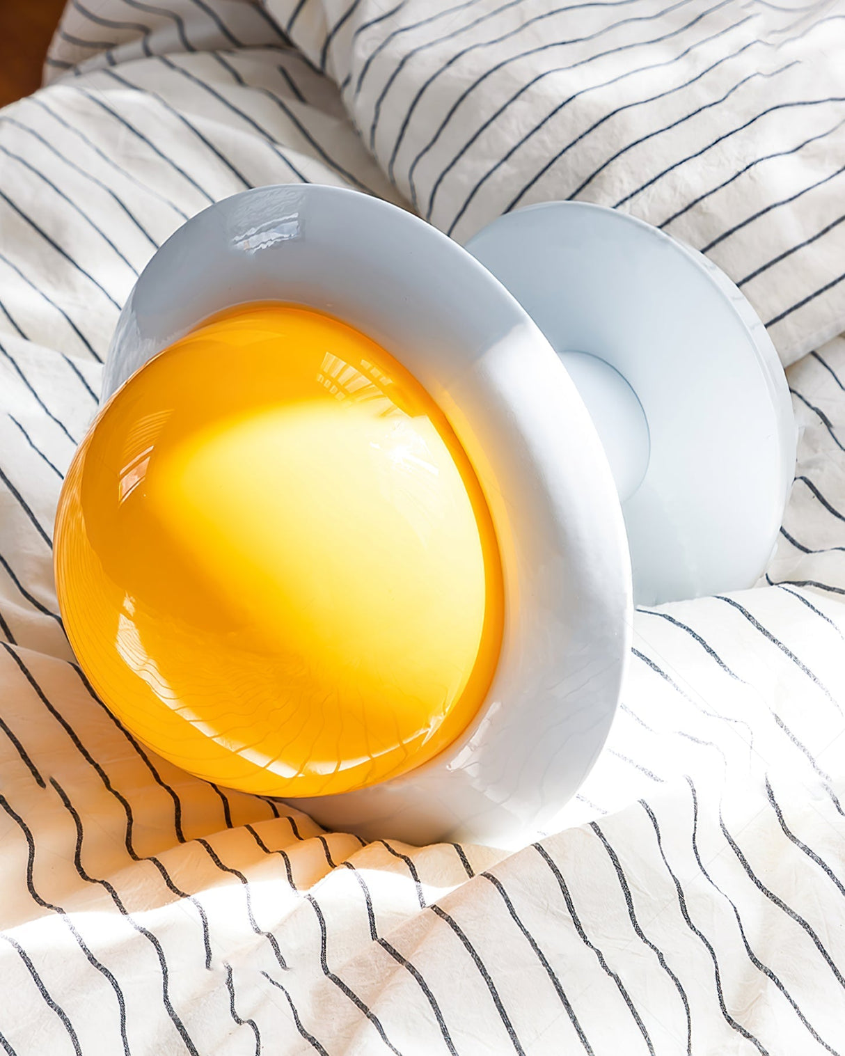 Egg Shape Table Lamp  Portable LED Touch Light - Product detail 5
