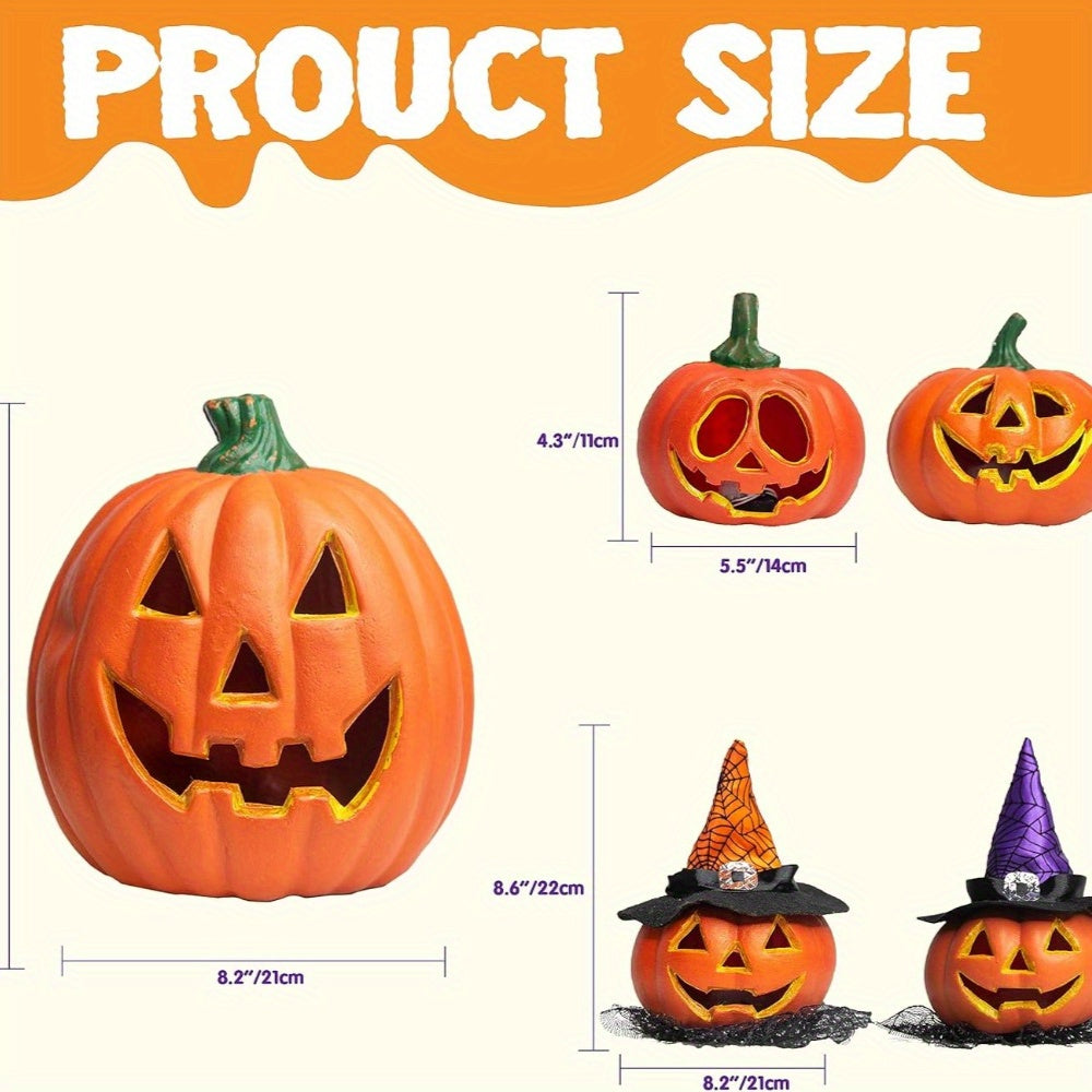 Halloween Light Up Pumpkins  LED Jack OLantern Collection - Product detail 5