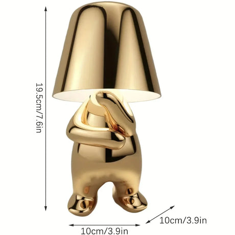 Modern Table Lamp  Golden Sculpted Art Design - Product detail 5