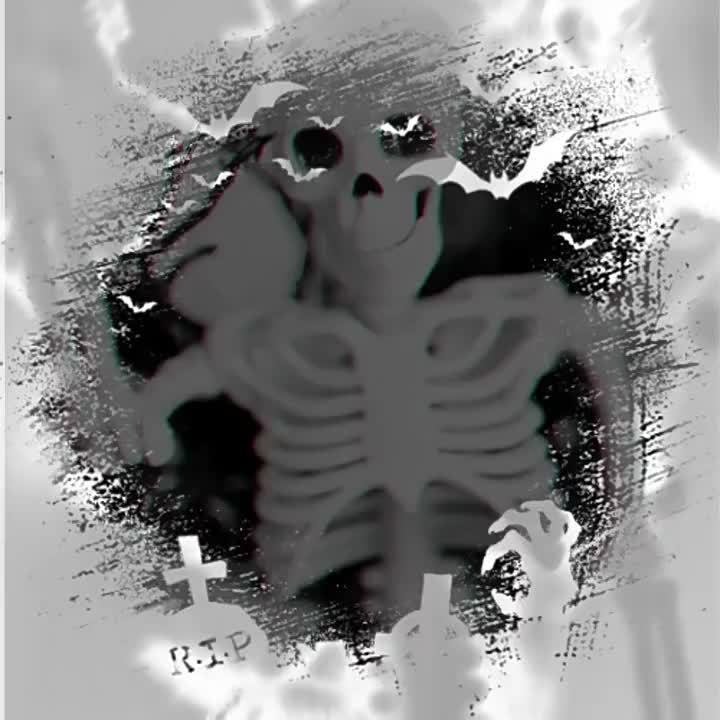 Gothic Halloween Wreath  Skeleton Pumpkin Door Decor - Product detail 5