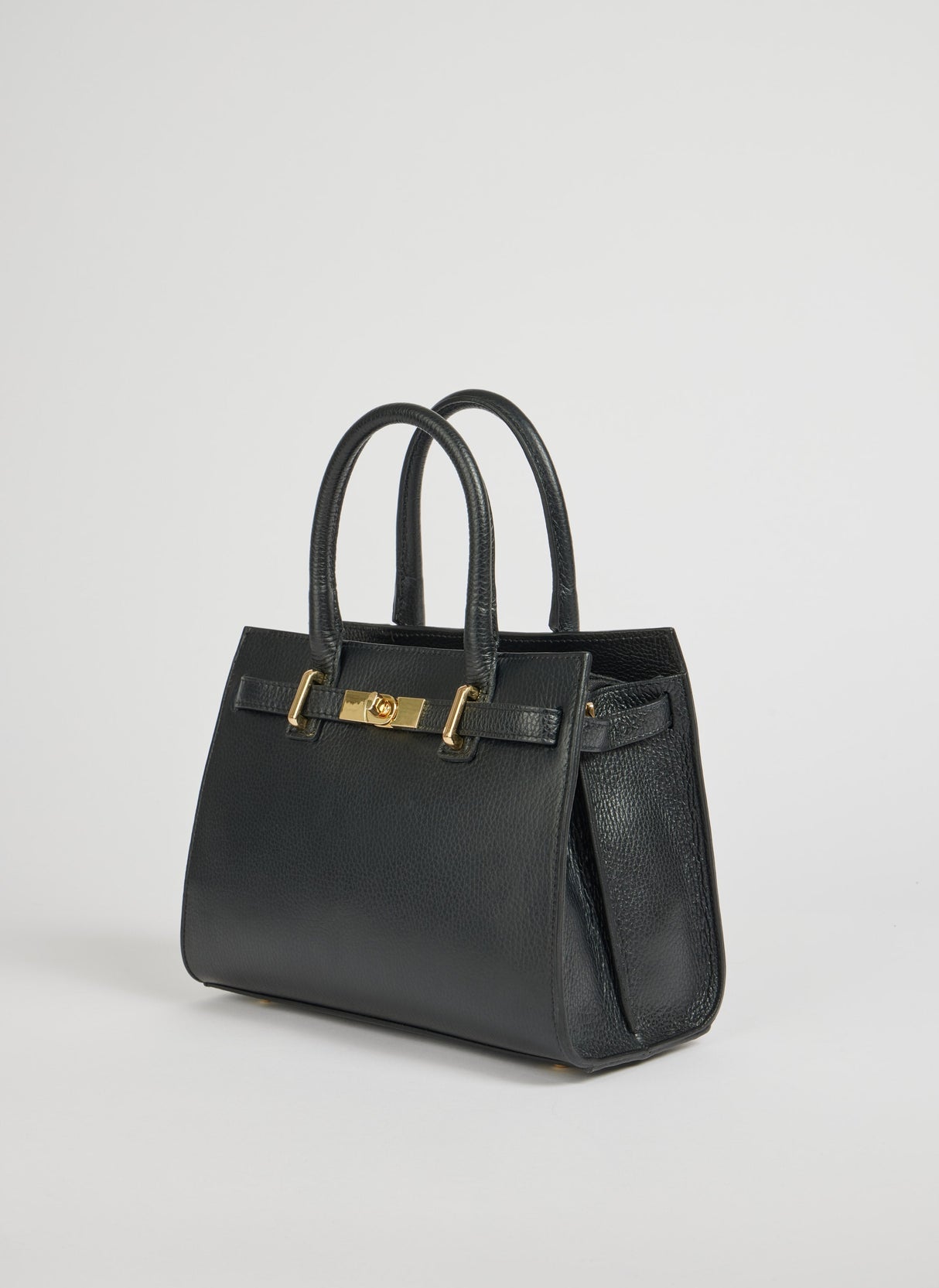 Classic Leather Tote Bag  Gold Hardware Premium Calfskin - Detailed view