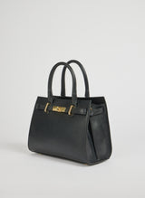 Classic Leather Tote Bag  Gold Hardware Premium Calfskin - Detailed view