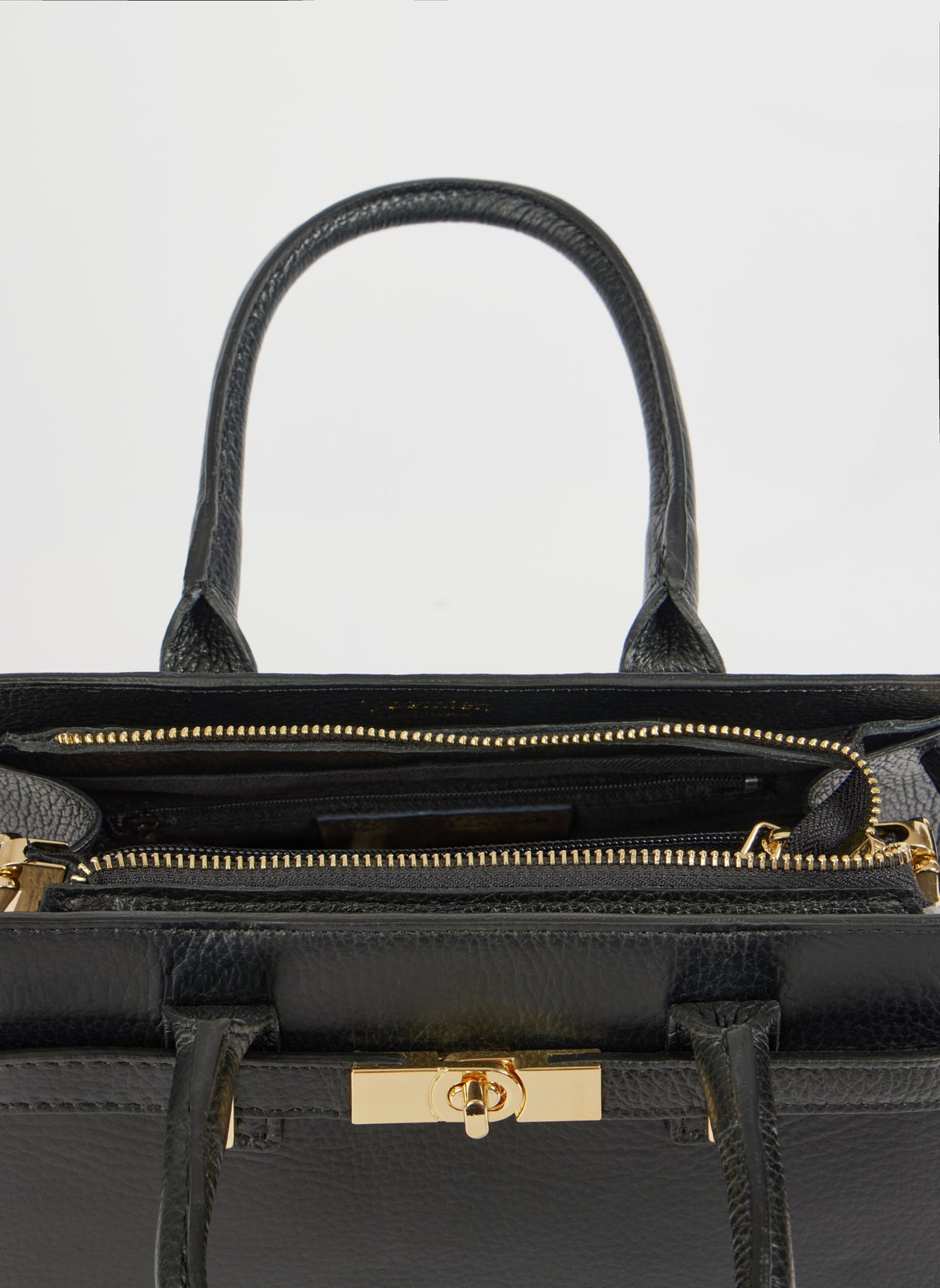 Classic Leather Tote Bag  Gold Hardware Premium Calfskin - Product detail 5