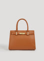 Leather Tote Bag  Genuine Togo Leather Gold Hardware - Product showcase