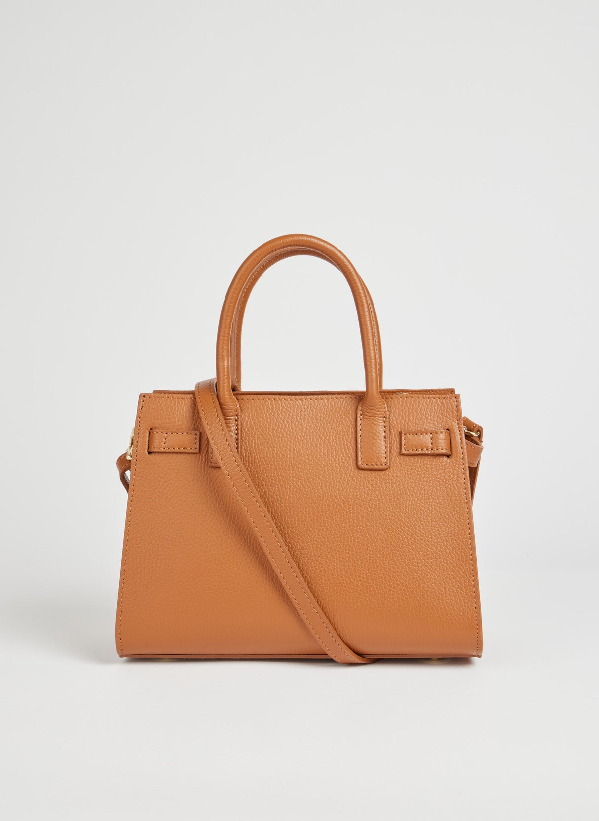 Leather Tote Bag  Genuine Togo Leather Gold Hardware - Product example