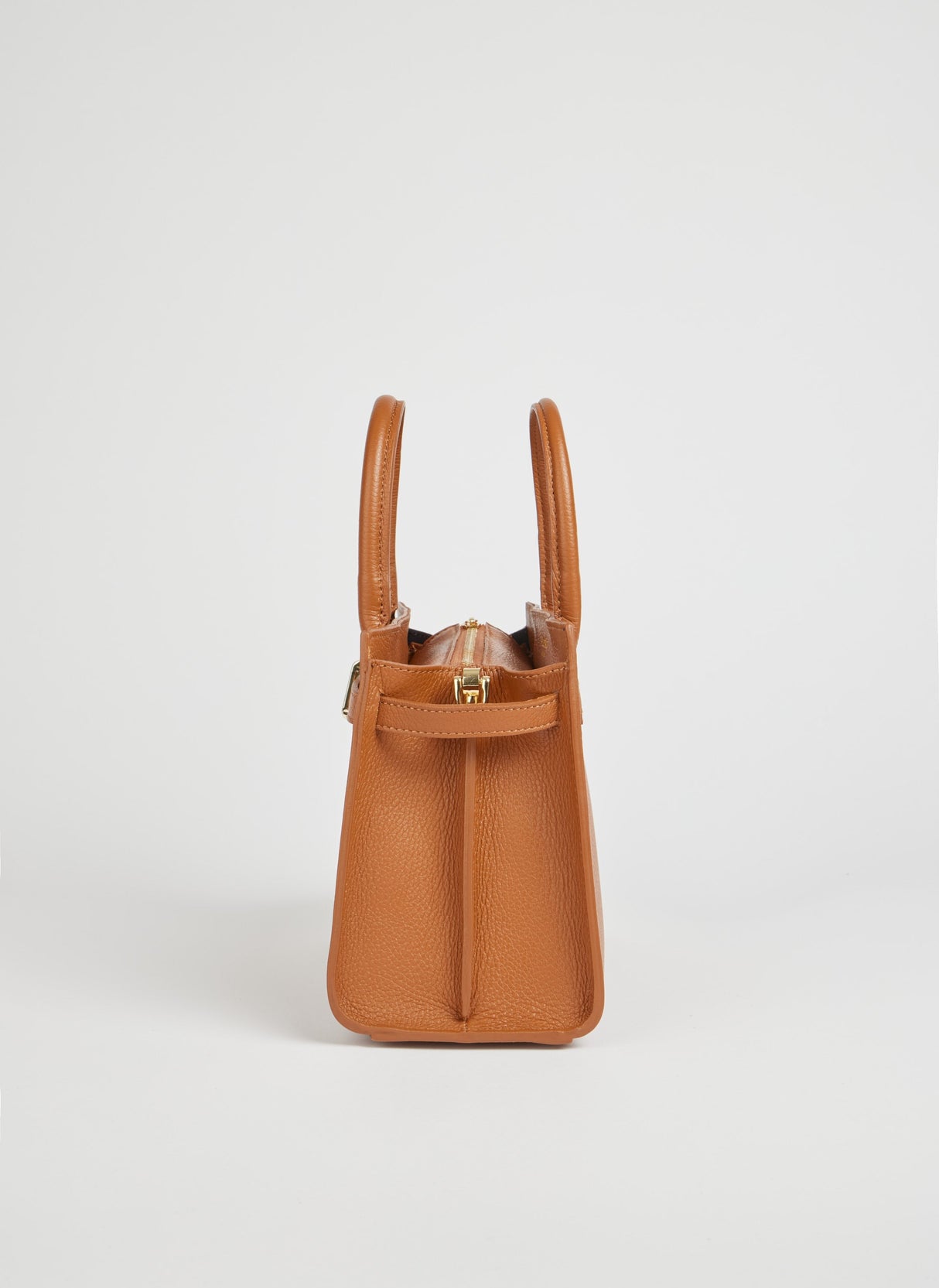 Leather Tote Bag  Genuine Togo Leather Gold Hardware - Product detail 4
