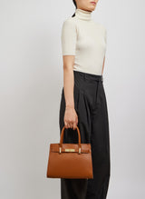 Leather Tote Bag  Genuine Togo Leather Gold Hardware - Product detail 6