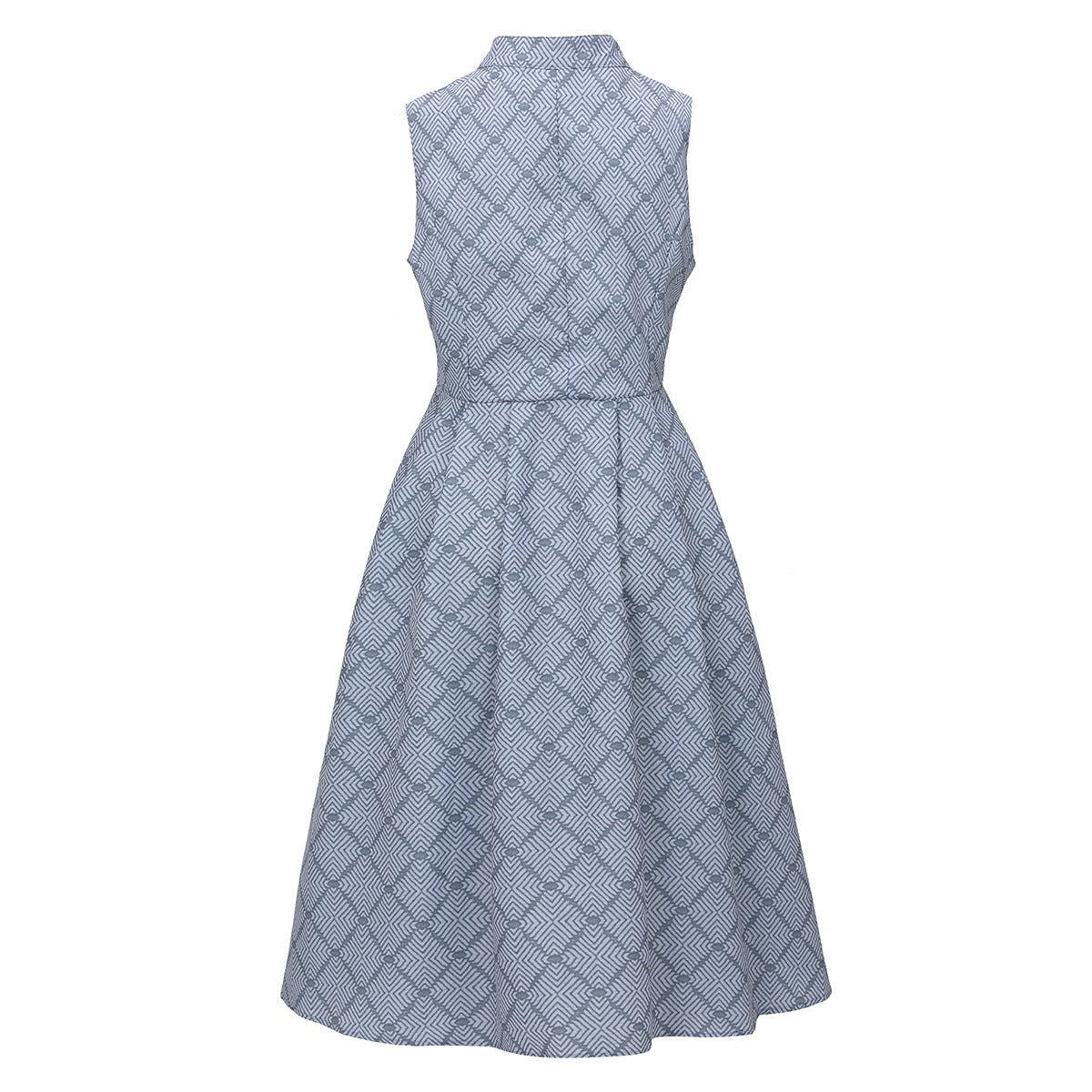Traditional Dirndl Dress  Gray Lace Detail with Apron - Product detail 5