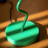 Retro Table Lamp  Green Checkerboard Pattern - Product detail 16