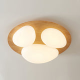 Modern LED Ceiling Light  Natural Wood Frame Design - Product detail 27