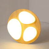 Modern LED Ceiling Light  Natural Wood Frame Design - Product example