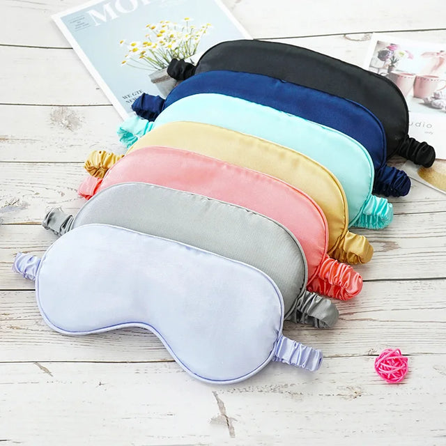 Silk Sleep Mask  Premium Light Blocking Eye Cover - Product showcase