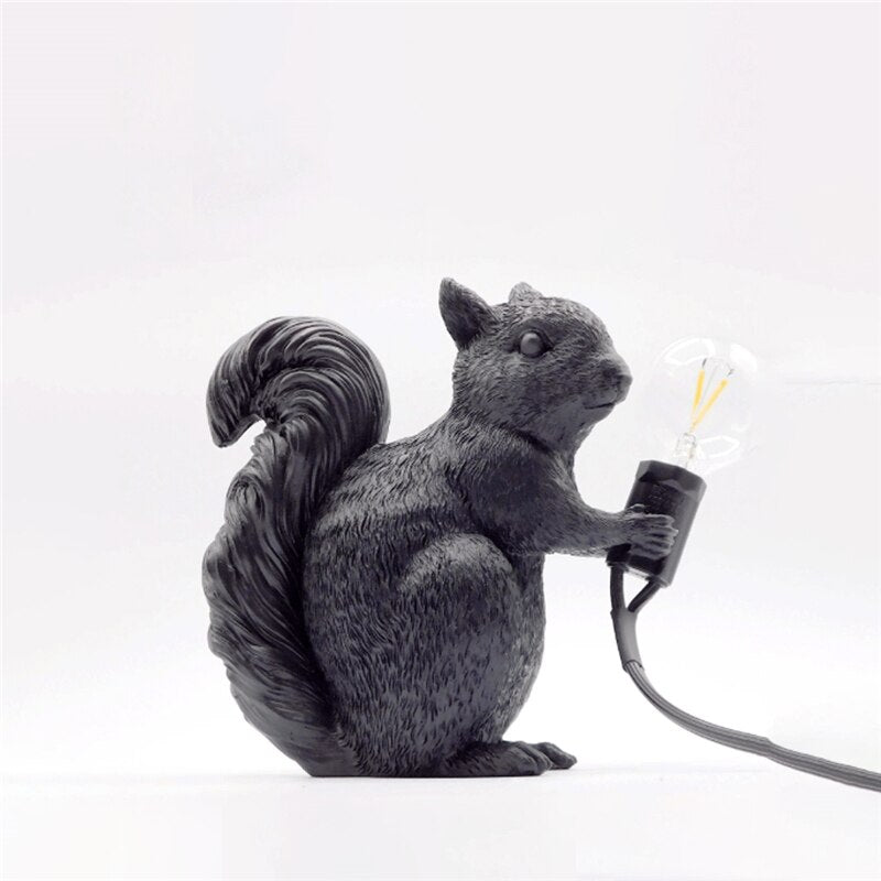 Woodland Table Lamp  Gold Squirrel Design - Product detail 9