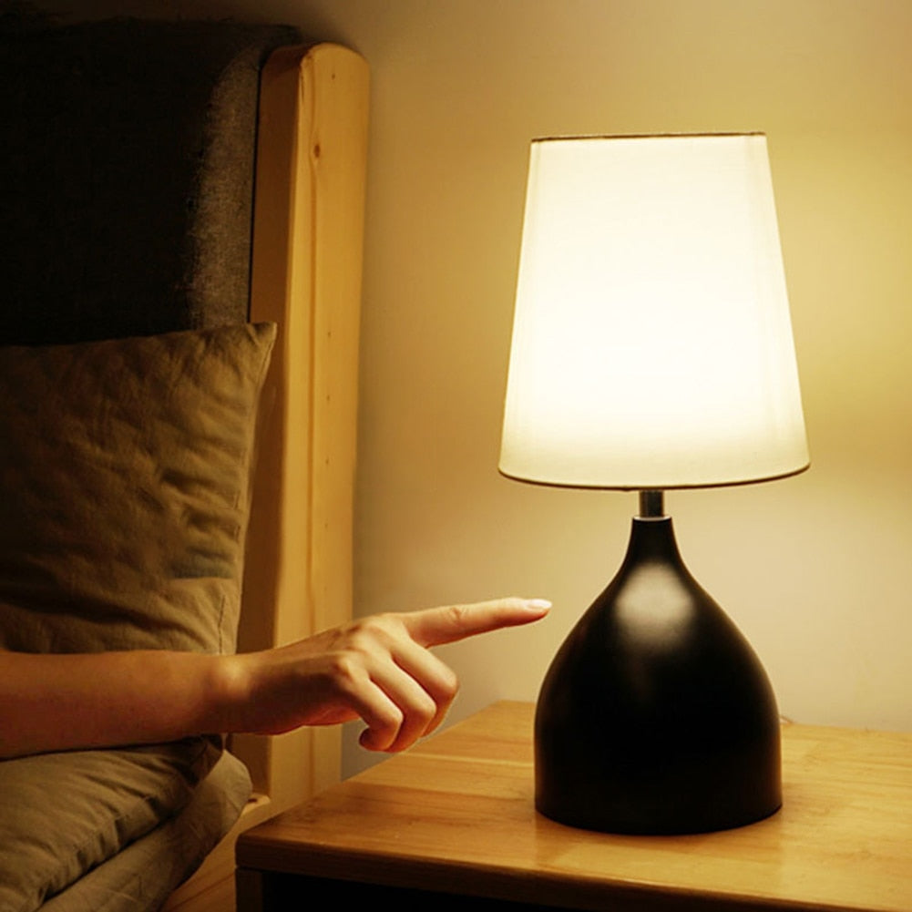 Nordic LED Table Lamp  Solid Wood Base Design - Product example