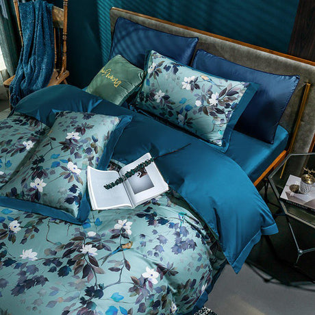 Egyptian Cotton Duvet Set  Watercolor Floral Pattern - Product detail 10