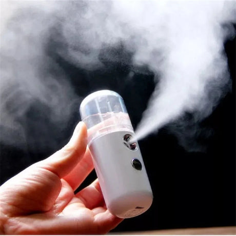 Portable Facial Mist Sprayer  USB Rechargeable Nano Mist Device - Product showcase