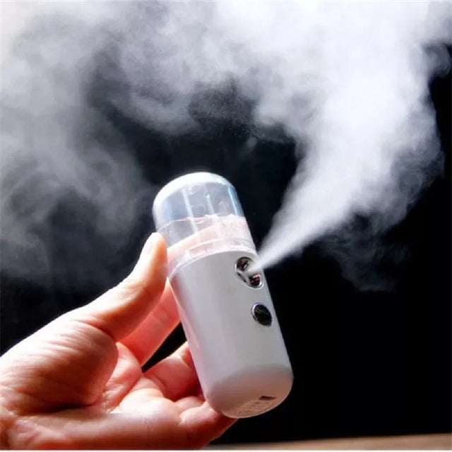 Portable Facial Mist Sprayer  USB Rechargeable Nano Mist Device - Product showcase