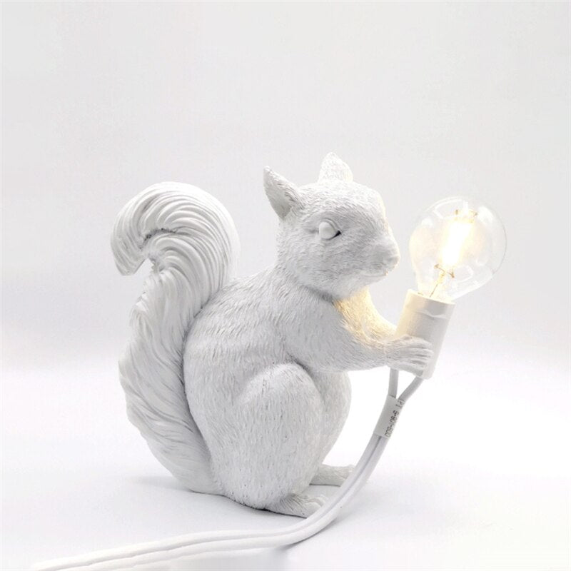 Woodland Table Lamp  Gold Squirrel Design - Product detail 8