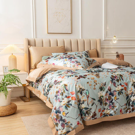 Egyptian Cotton Duvet Set  Watercolor Floral Pattern - Product detail 11