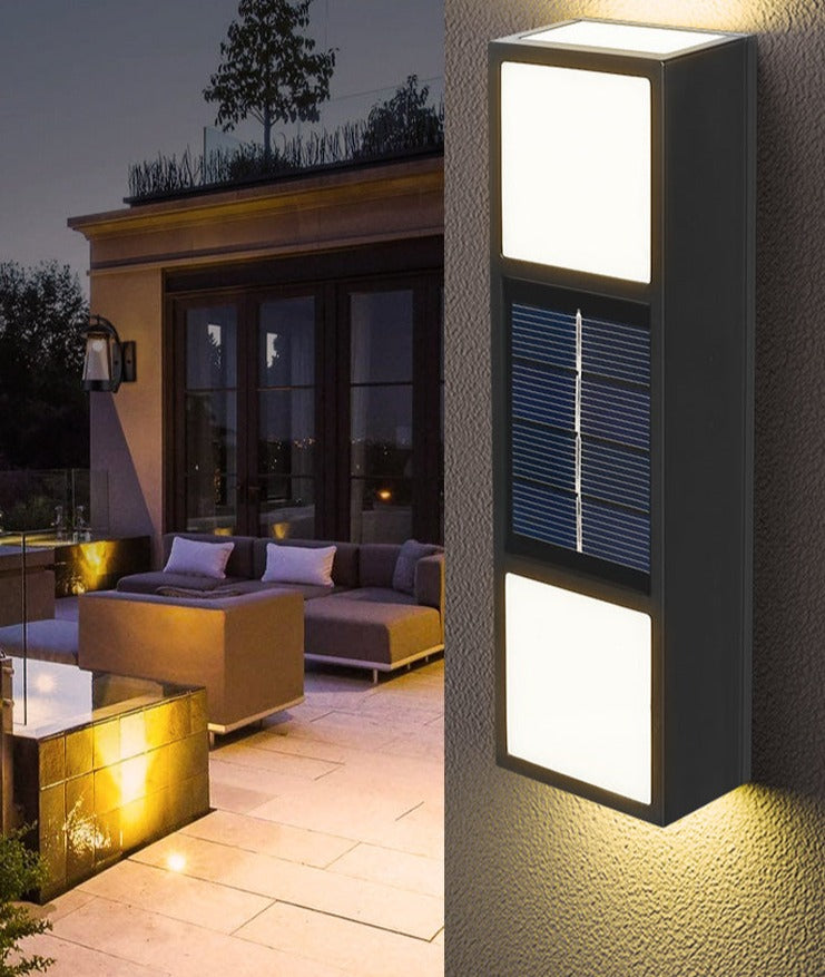 Solar Wall Light  Automatic Outdoor LED Panel - Detailed view