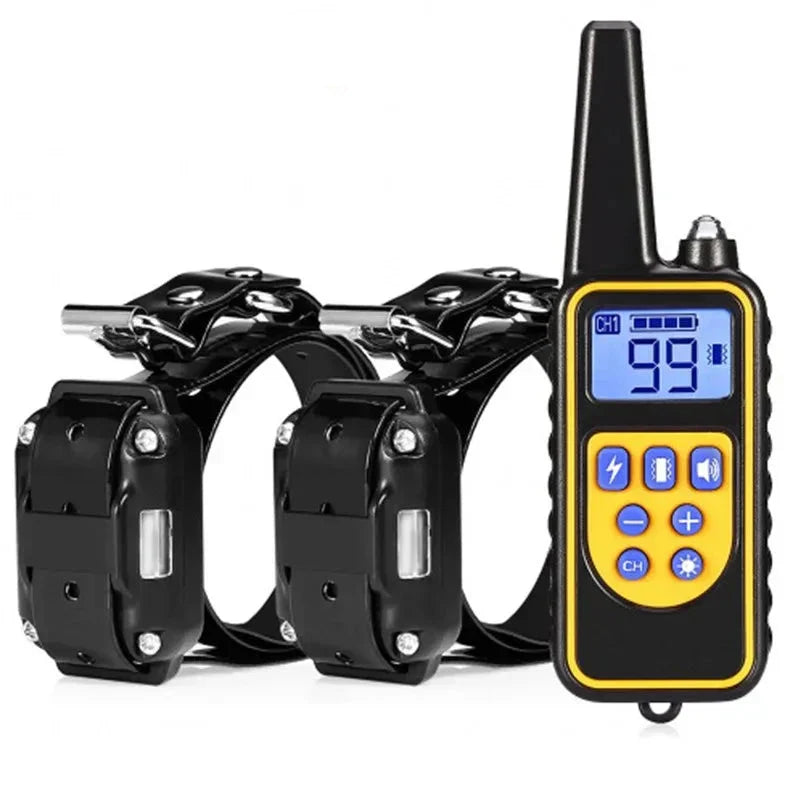 Remote Dog Training Collar  Waterproof Dual Collar System - Product showcase