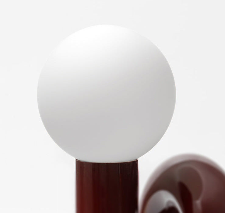 Modern Wall Light  Sculptural White Globe Design - Product detail 13