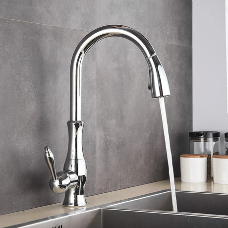 Modern Kitchen Faucet  Polished Brass Gold Finish - Product detail 9