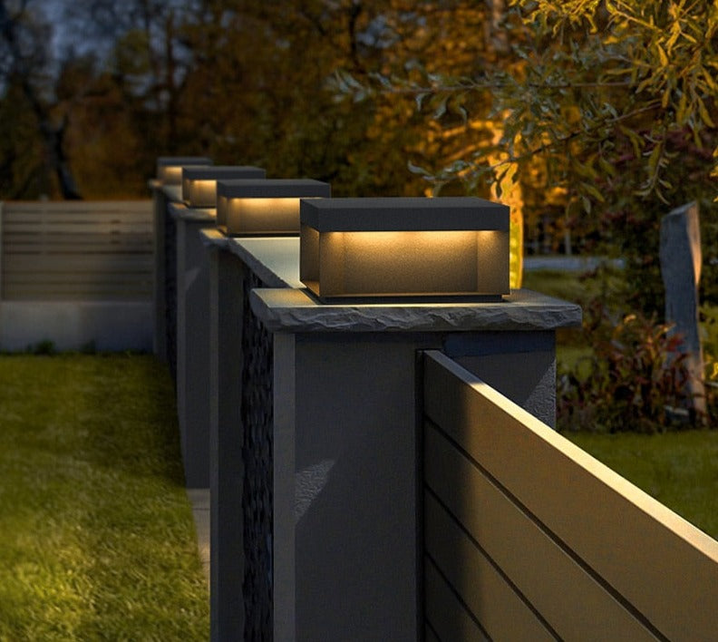 Modern Outdoor Wall Light  Smart Sensor Aluminum Design - Product detail 4