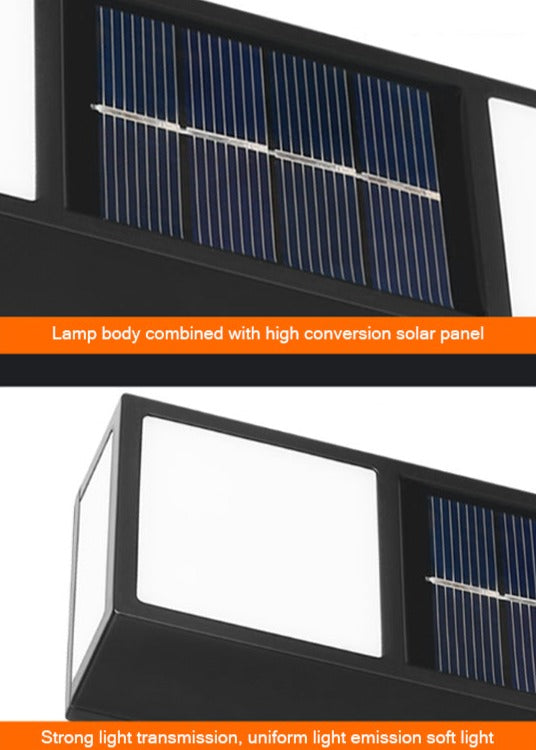 Solar Wall Light  Automatic Outdoor LED Panel - Product example