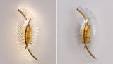 Modern Wing Wall Light  Gold LED Feather Design - Product detail 9